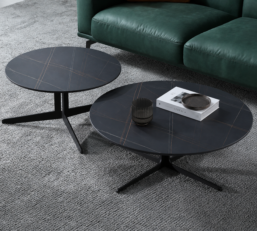 Kingsley Sintered Stone Coffee Table Set