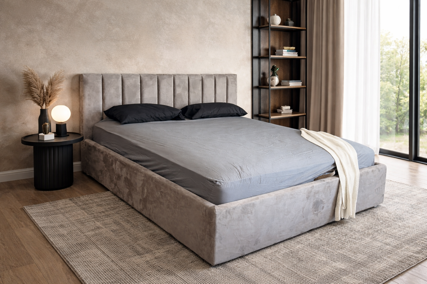 California King Bed with Storage