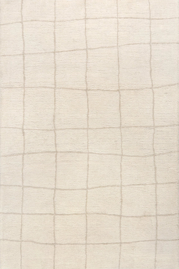 Cove Checked Wool Area Rug