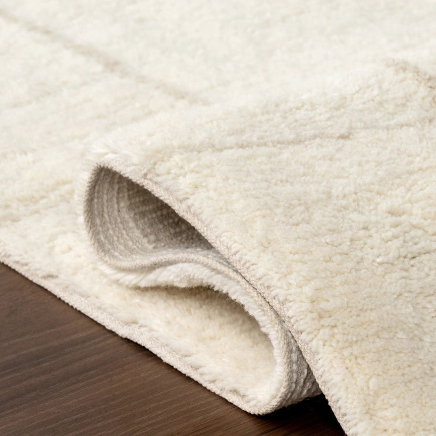 Cove Checked Wool Area Rug