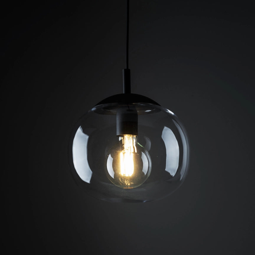 Vibe Graphite Glass Scandinavian Pendant Light