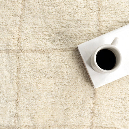 Cove Checked Wool Area Rug