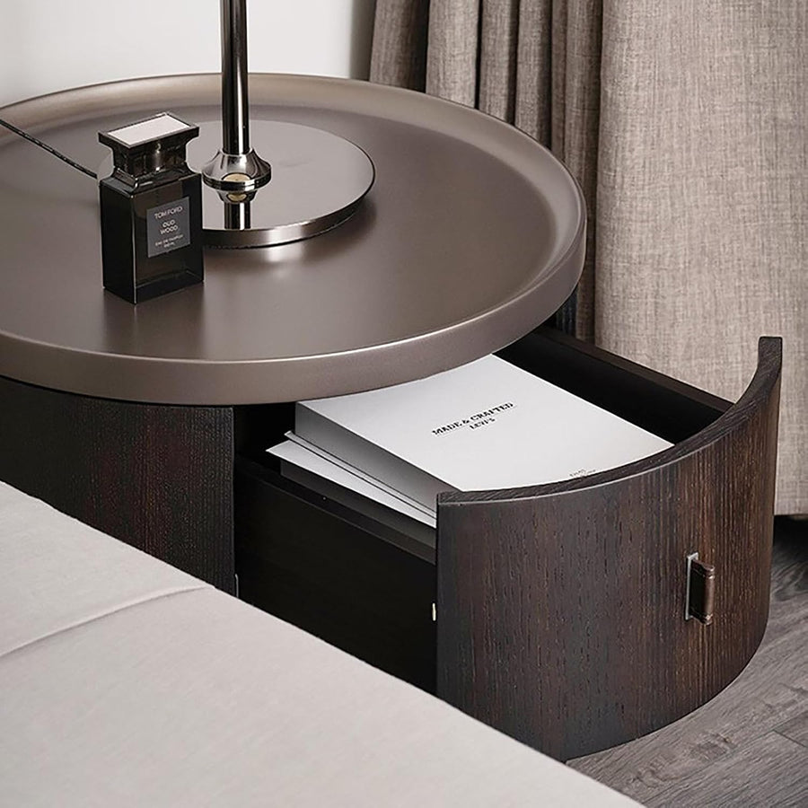 Luna Round Nightstand