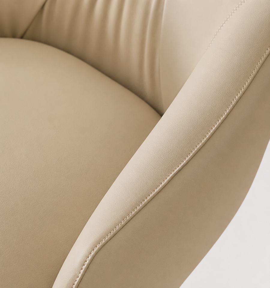 Monroe Microfiber Leather Lounge Chair