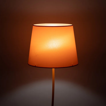 Nicola Orange Mid-Century Modern Floor Lamp
