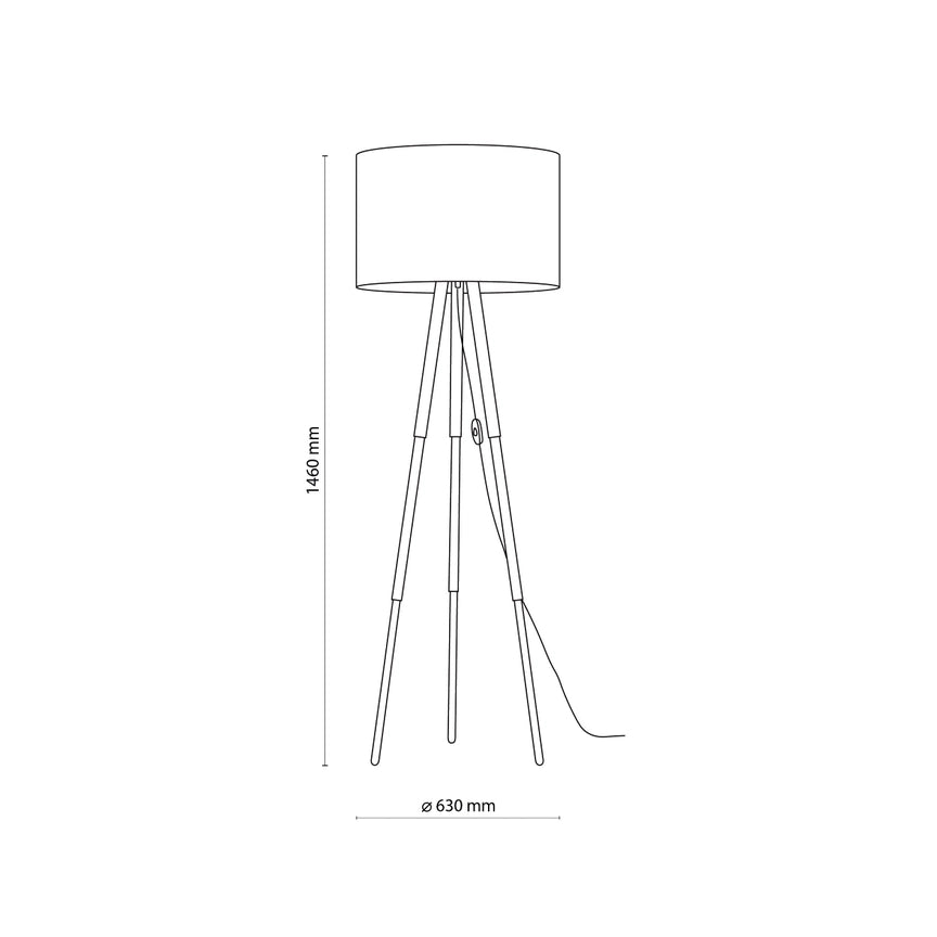 Tokyo Black Floor Lamp