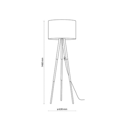 Tokyo Black Floor Lamp