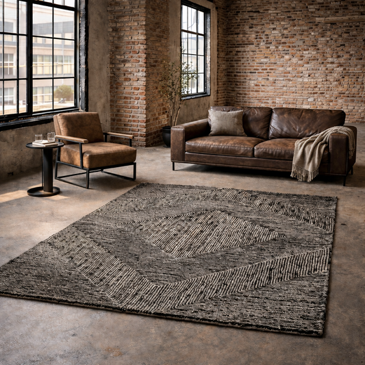 Heidi Modern Hand Tufted Wool Area Rug