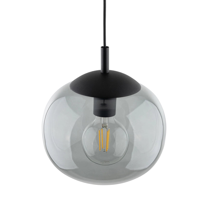 Vibe Graphite Glass Scandinavian Pendant Light