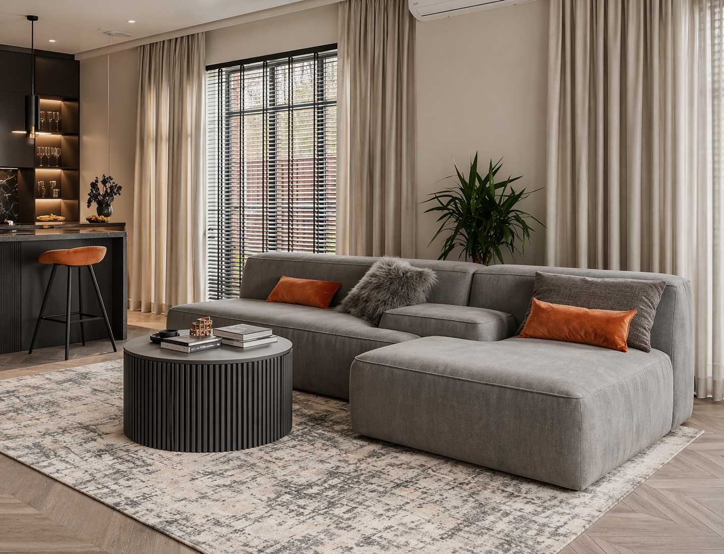 Aly Modern Abstract Area Rug