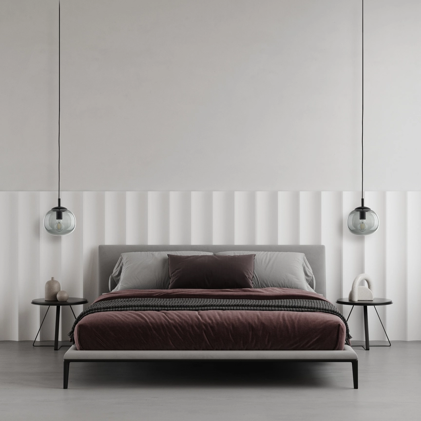 Vibe Graphite Glass Scandinavian Pendant Light