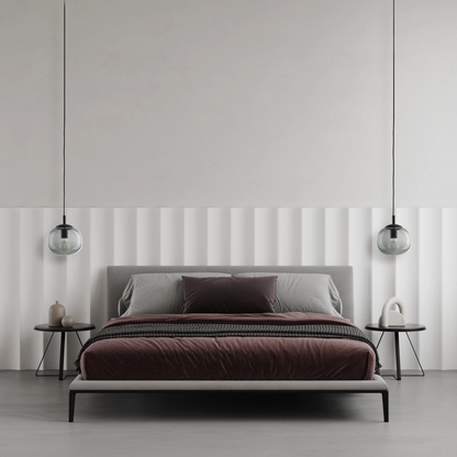 Vibe Graphite Glass Scandinavian Pendant Light