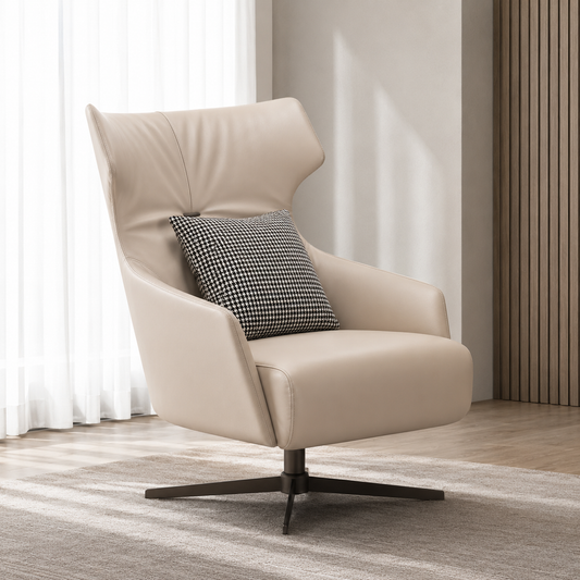 Monroe Microfiber Leather Lounge Chair